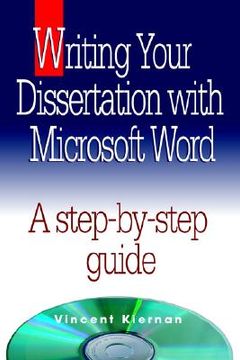 portada writing your dissertation with microsoft word (en Inglés)