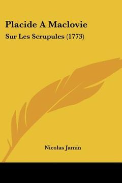 portada placide a maclovie: sur les scrupules (1773) (en Inglés)
