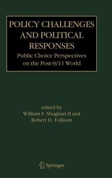 portada policy challenges and political responses: public choice perspectives on the post-9/11 world (en Inglés)