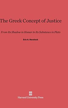 portada The Greek Concept of Justice (en Inglés)
