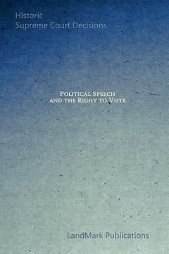 portada Political Speech and the Right to Vote