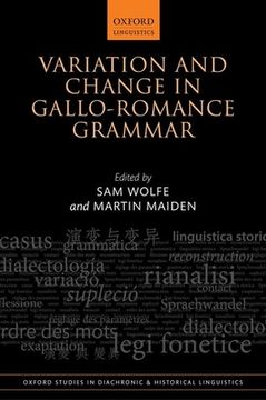 portada Variation and Change in Gallo-Romance Grammar: 41 (Oxford Studies in Diachronic and Historical Linguistics) (en Inglés)