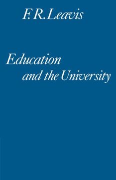 portada Education and the University: A Sketch for an 'english School' (en Inglés)