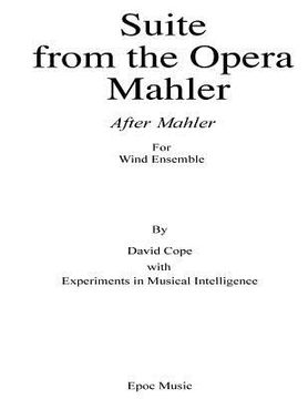 portada Suite from the Opera Mahler (After Mahler): For Wind Ensemble (in English)