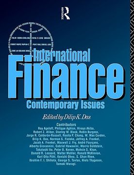 portada international finance: contemporary issues (en Inglés)