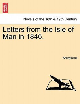 portada letters from the isle of man in 1846.