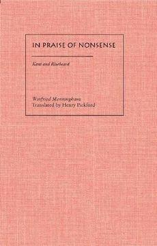 portada In Praise of Nonsense: Kant and Bluebeard (Meridian: Crossing Aesthetics) 