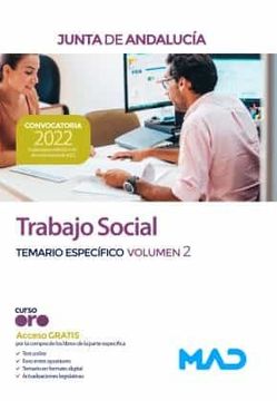 portada Trabajo Social de la Junta de Andalucia. Temario Especifico Volumen 2 (in Spanish)