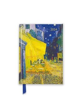 portada Vincent van Gogh: Café Terrace 2024 Luxury Pocket Diary - Week to View (en Inglés)