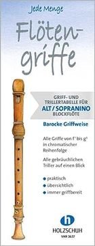 portada Jede Menge Flötengriffe - Alt/Sopranino (Barocke Griffweise) (en Alemán)