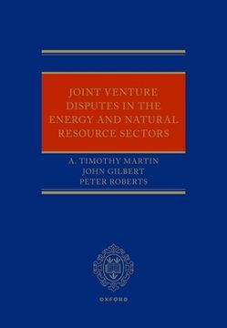 portada Joint Venture Disputes in the Energy and Natural Resource Sectors
