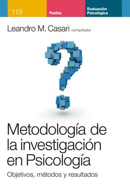 portada Metodología de la investigación en psicología. Obj