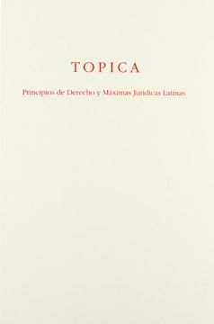portada Topica - Principios de Derecho y Maximas Juridicas Latinas