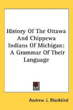 portada history of the ottawa and chippewa indians of michigan: a grammar of their language (in English)