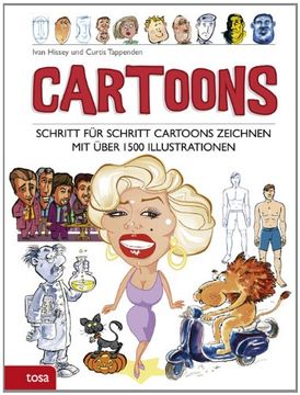 portada Cartoons: Schritt für Schritt Cartoons zeichnen, mit über 1500 Illustrationen (in German)