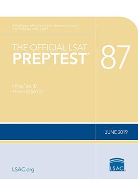 portada The Official Lsat Preptest 87: (June 2019 Lsat) (libro en Inglés)