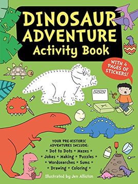 portada Dinosaur Adventure Activity Book (en Inglés)