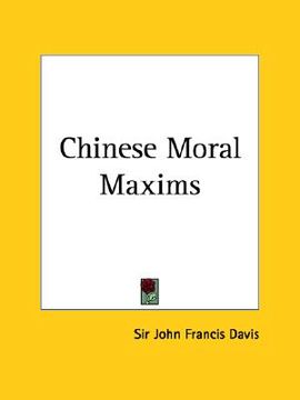 portada chinese moral maxims (en Inglés)