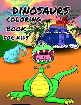 portada Dinosaur Coloring Book for Kids: Great Gift for Boys & Girls, Ages 4-8 