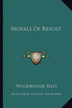 portada morals of revolt (en Inglés)
