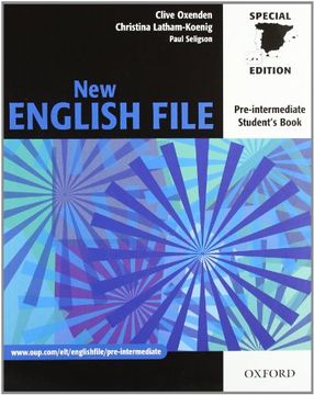 portada New English FILE Pre-Intermediate. Student's Book for Spain (New English File Second Edition)