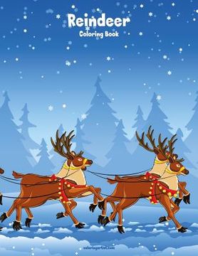portada Reindeer Coloring Book 1 (en Inglés)