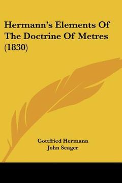 portada hermann's elements of the doctrine of metres (1830) (en Inglés)