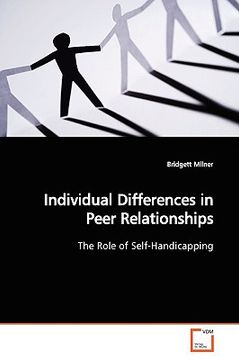 portada individual differences in peer relationships (en Inglés)