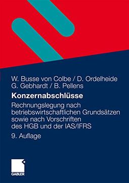 portada Konzernabschlüsse: Rechnungslegung Nach Betriebswirtschaftlichen Grundsätzen Sowie Nach Vorschriften des hgb und der ias (en Alemán)