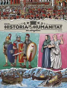 portada Historia de la Humanitat en Vinyetes Vol. 4: Roma (en Catalán)