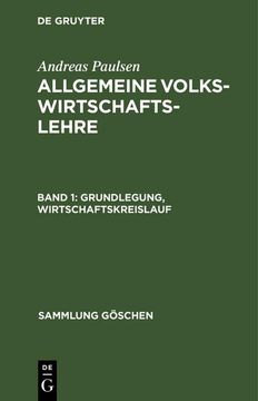portada Grundlegung, Wirtschaftskreislauf (in German)