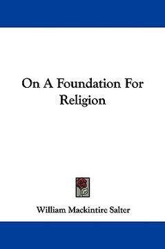 portada on a foundation for religion (in English)