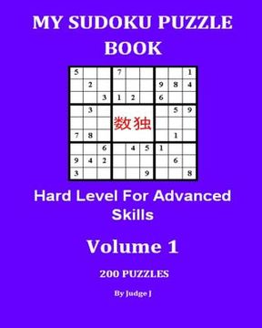 portada My Sudoku Puzzle Book: Hard Level For Advanced Skills