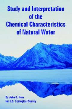 portada study and interpretation of the chemical characteristics of natural water (en Inglés)