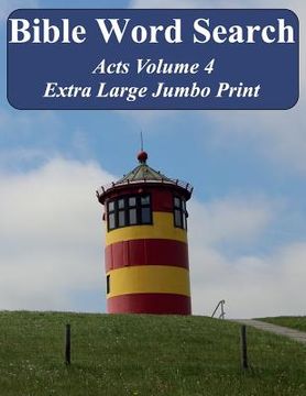portada Bible Word Search Acts Volume 4: King James Version Extra Large Jumbo Print (en Inglés)