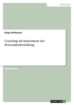 portada Coaching als Instrument der Personalentwicklung (en Alemán)