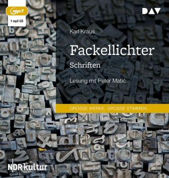 portada Fackellichter. Schriften: Lesung mit Peter Matic (1 Mp3-Cd) (in German)