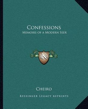 portada confessions: memoirs of a modern seer (in English)