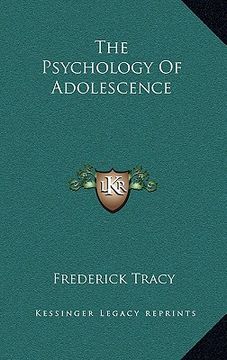 portada the psychology of adolescence (en Inglés)