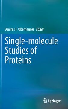 portada single-molecule studies of proteins (in English)