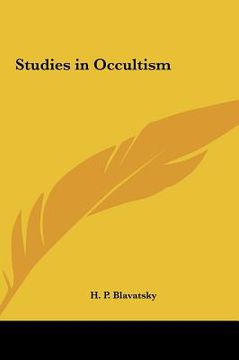 portada studies in occultism (in English)