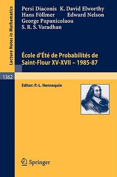 portada ecole d'ete de probabilites de saint-flour xv-xvii, 1985-87
