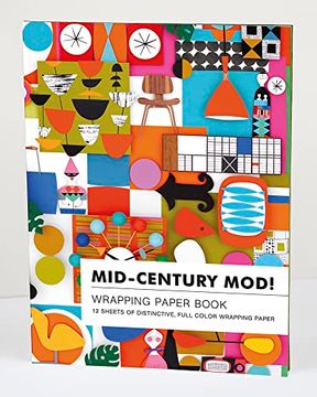 portada Mid-Century Mod! Wrapping Paper Book (in English)