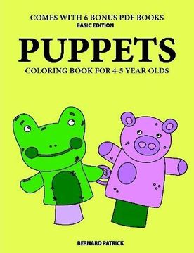portada Coloring Book for 4-5 Year Olds (Puppets) (in English)
