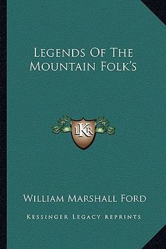portada legends of the mountain folk's (in English)