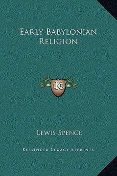 portada early babylonian religion (en Inglés)