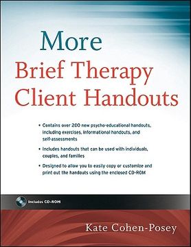 portada More Brief Therapy Client Handouts Format: Paperback 