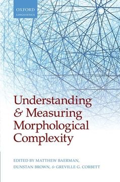 portada Understanding and Measuring Morphological Complexity (en Inglés)