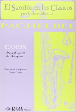 portada Canon Para Cuarteto de Saxofones (en Inglés)