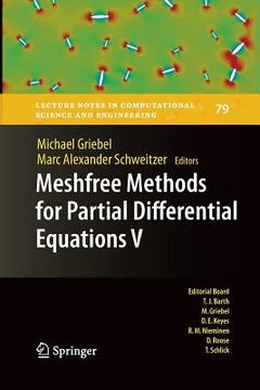 portada meshfree methods for partial differential equations v (en Inglés)